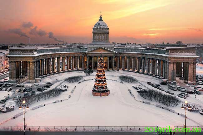 Новий 2019 рік в Санкт-Петербурзі 