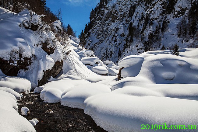 зима в Абхазії 