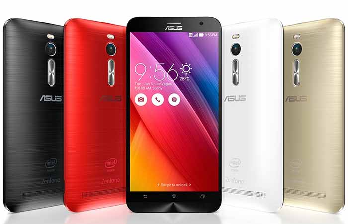 Полная цветовая панель смартфона Asus ZenFone 2