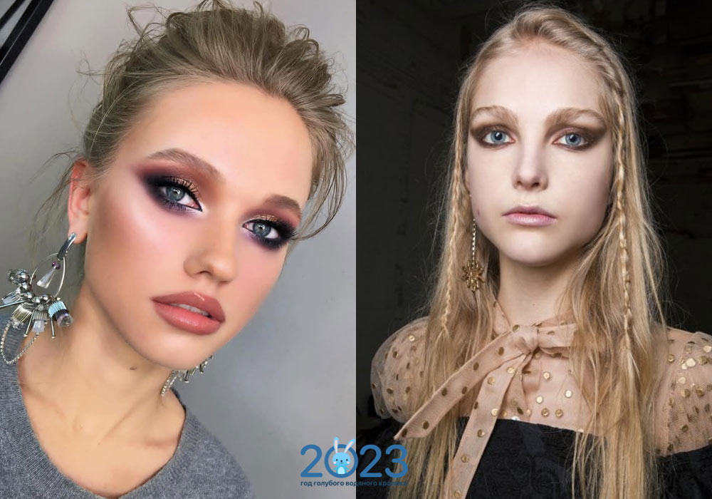 Смокі-айс - модний макіяж на Новий Рік 2023