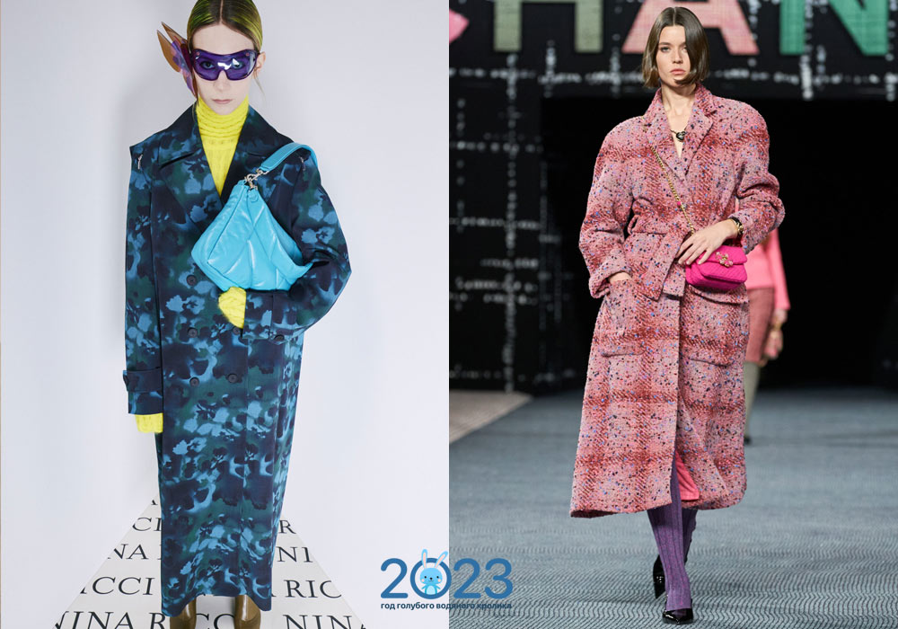 Модні жіночі пальта з принтом сезону осінь-зима 2022-2023