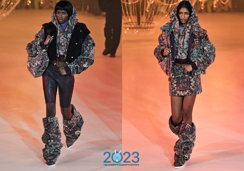 Текстильні чоботи гармошки осінь-зима 2022-2023 року